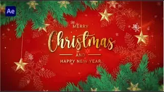 Merry Christmas Intro 2025 - Happy New Year 2025 - After Effects Template