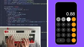 ASMR Programming - Calculator iPhone App with JavaScript (No talking)