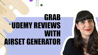 Grab Udemy Reviews with Airset Extension