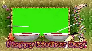 happy mothers day | frame animation green screen | MOTION FRAMES GREEN SCREEN EFFECT 35