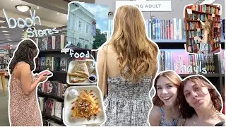 the ultimate book video: book shopping, haul, and reading updates 🍓📖💛 come spend the day with us!