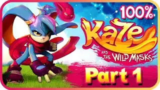 Kaze and the Wild Masks 100% Walkthrough Part 1 (PS4, XB1, Switch) No Damage