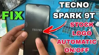 HOW TO FIX STOCK LOGO TECNO SPARK 9T | AUTOMATIC ON/OFF TECNO SPARK 9T