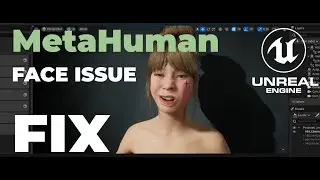 починить кривую анимацию лица MetaHuman UE5 Face Animation Issue Fix