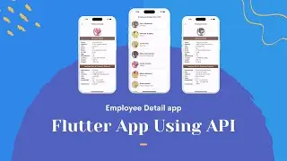 Flutter App Using API || Employee Detail App Using Flutter and API