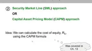 (5 of 17) Ch.14 - Cost of equity: example using 