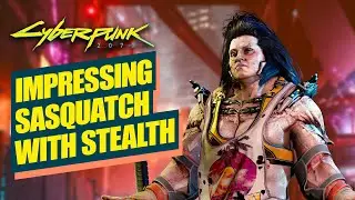 CYBERPUNK 2077 - PURE STEALTH, NO SASQUATCH BOSS FIGHT - WALK THE LINE | PS5