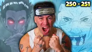 GUY VS KISAME! Naruto Shippuden Reaction: Ep 250 - 251