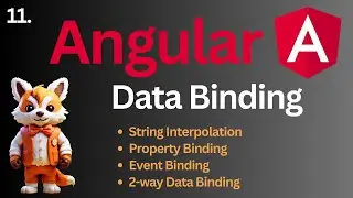 Data Binding in Angular tutorial #11  | Complete Angular 17+ Course