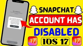 How to fix snapchat temporarily disabled SS06 2024  | How to fix snapchat temporarily disabled 2024