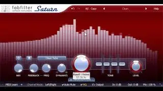 FabFilter Saturn distortion / saturation tutorial