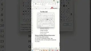 How do I insert bullet points in an Excel cell - Excel Tips and Tricks