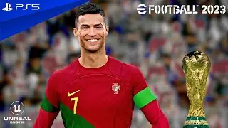 eFootball 2023 (Version 2.2.0) - Portugal vs. Argentina - World Cup 2022 Final Match | PS5™ [4K60]