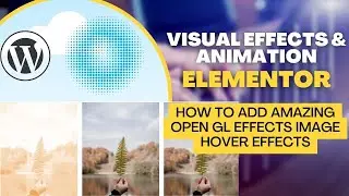 How to add Open GL effects image hover effects | Elementor