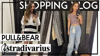 ШОППИНГ ВЛОГ \ SHOPPING VLOG STRADIVARIUS PULL & BEAR FINN FLARE  шопинг влог