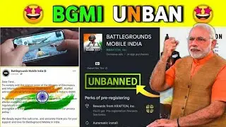 😱OMG! Finally BGMI Unban News 🔥 BGMI Unban latest News