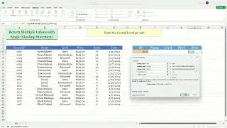 Return Multiple Values with Single Xlookup Statement