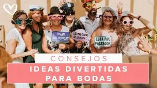 IDEAS divertidas para BODAS: ¡10 opciones que os encantarán!🎉🎉