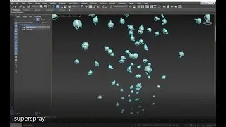 3ds max tutorial- basic particle systems- superspray