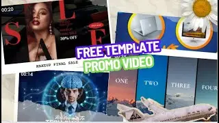 How to make creative promo video using free AI | Template & simple video ads