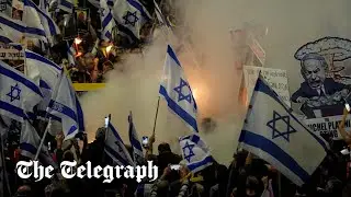 Israel: Over 100,000 people take part in largest protest since October 7 attacks