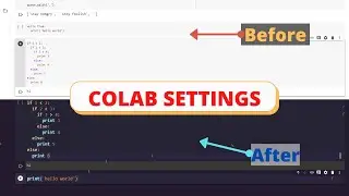 Google Colab 10. Settings | கூகிள் கோலாப் மாற்றங்கள் ⚙
