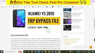 Huawei Y5 2019 AMN LX9 FRP Bypass | Google Account Unlock Device | Huawei FRP Bypass | Frp Unlock