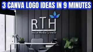 Create Your Perfect 3D Logo In Just 9 Minutes - Canva & Photopea