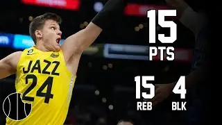 Walker Kessler Highlights | Bulls vs. Jazz | 6th Nov 2023