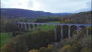 Canal life - drone video Wrexham uk