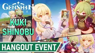 Kuki Shinobu Hangout Event Cutscenes - All Endings (Genshin Impact)