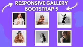 How to make Responsive Gallery with HTML, CSS, and Bootstrap | urdu/hindi | #Gallery #imagegallery