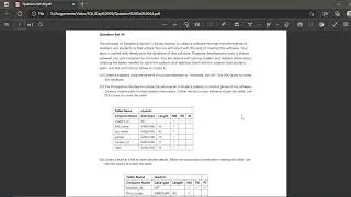 Create a database with DDL Query and explain how to create a table using the created database