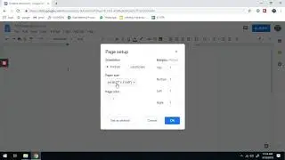 How To Change Page Size  From A4 To Letter in Google DOcs