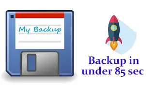 Backup your data in under 85 seconds (Windows) [English]