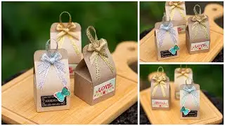 DIY Gift Box  | How to make a mini gift box  | origami gift box