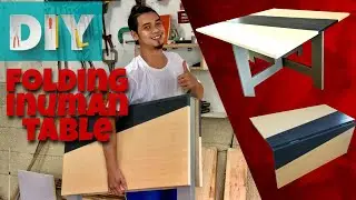 How to make folding table |MODERN folding table | Slim foldable table | diy folding table