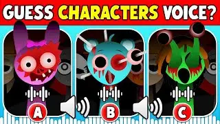 Guess The HORROR Incredibox Sprunki Characters by their VOICE!? | Simon, Pinki, Fun Bot, Garnold