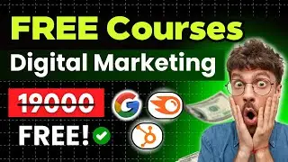 13 Digital Marketing FREE Courses in 2024 | Learn Digital Marketing | 🤑Earn in Lakhs