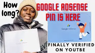 FINALLY GOOGLE ADSENSE PIN ARRIVED AND VERIFIED #adsense #google #youtube