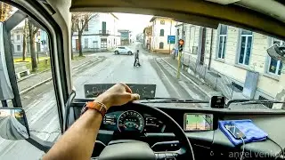 POV truck Driving VOLVO FH 500 Corana to Casei  ITALY 🇮🇹