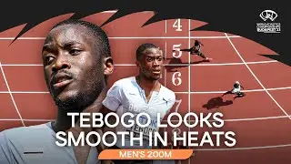 🇧🇼s Tebogo does not break a sweat in the 200m heats | World Athletics Championships Budapest 23