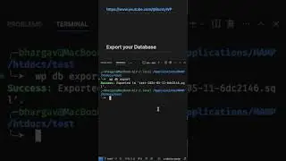 Export your WordPress Database without any timeout issue #wordpress #shorts #buntywp  #coding