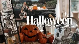 NEW! HALLOWEEN DECORATING IDEAS 2024 | HALLOWEEN TABLESCAPE SPOOKY DECORATE WITH ME |  PUMPKIN PATCH