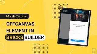 Create a Slide Out Form With Brick's Offcanvas Element