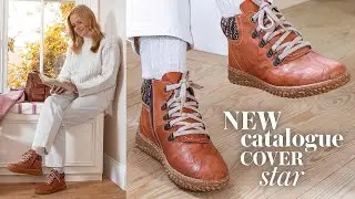 New Catalogue Cover Star with Debbie Paver - Loretta Ankle Boots
