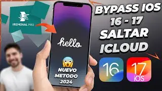 Desbloquear Cuenta iCloud Con Iremoval PRO Cualquier Versión  IOS 17  -Todos los modelos iPhone