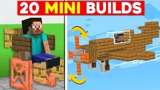 Minecraft | 20 Insane Mini Builds You Didn't Know