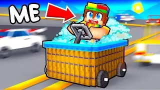 I Turned My HOT TUB Into a Race Car In Minecraft!