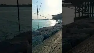 🇮🇹 Chioggia Sottomarina -🌊 passeggiata in diga 2024 